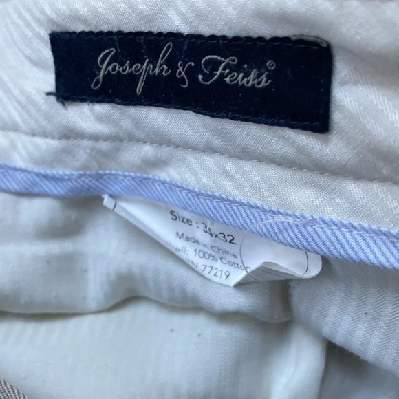 Joseph & Feiss Men’s Khaki Dress Slacks, 34”W x - Picture 7 of 8
